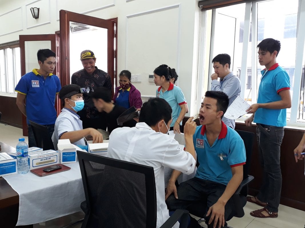Organized the 2nd periodic health examination in 2019 for employees 13