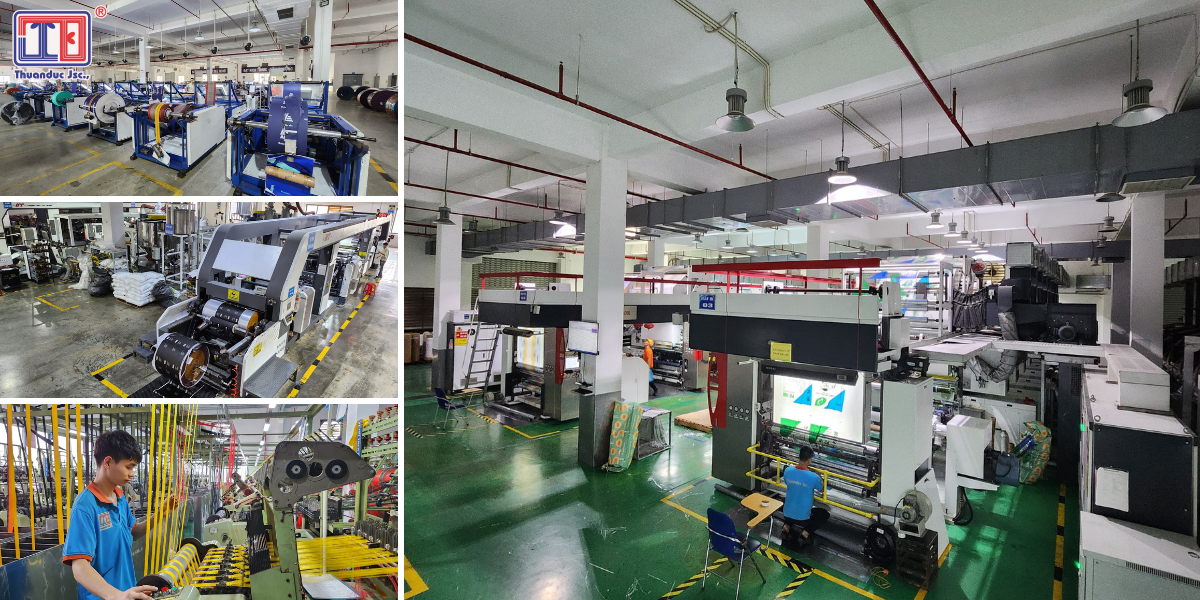 Túi giữ nhiệt là gì? Cấu tạo, phân loại và ứng dụng đa ngành trong đời sống hiện đại 8 Công nghệ sản xuất túi siêu thị PP Thuận Đức