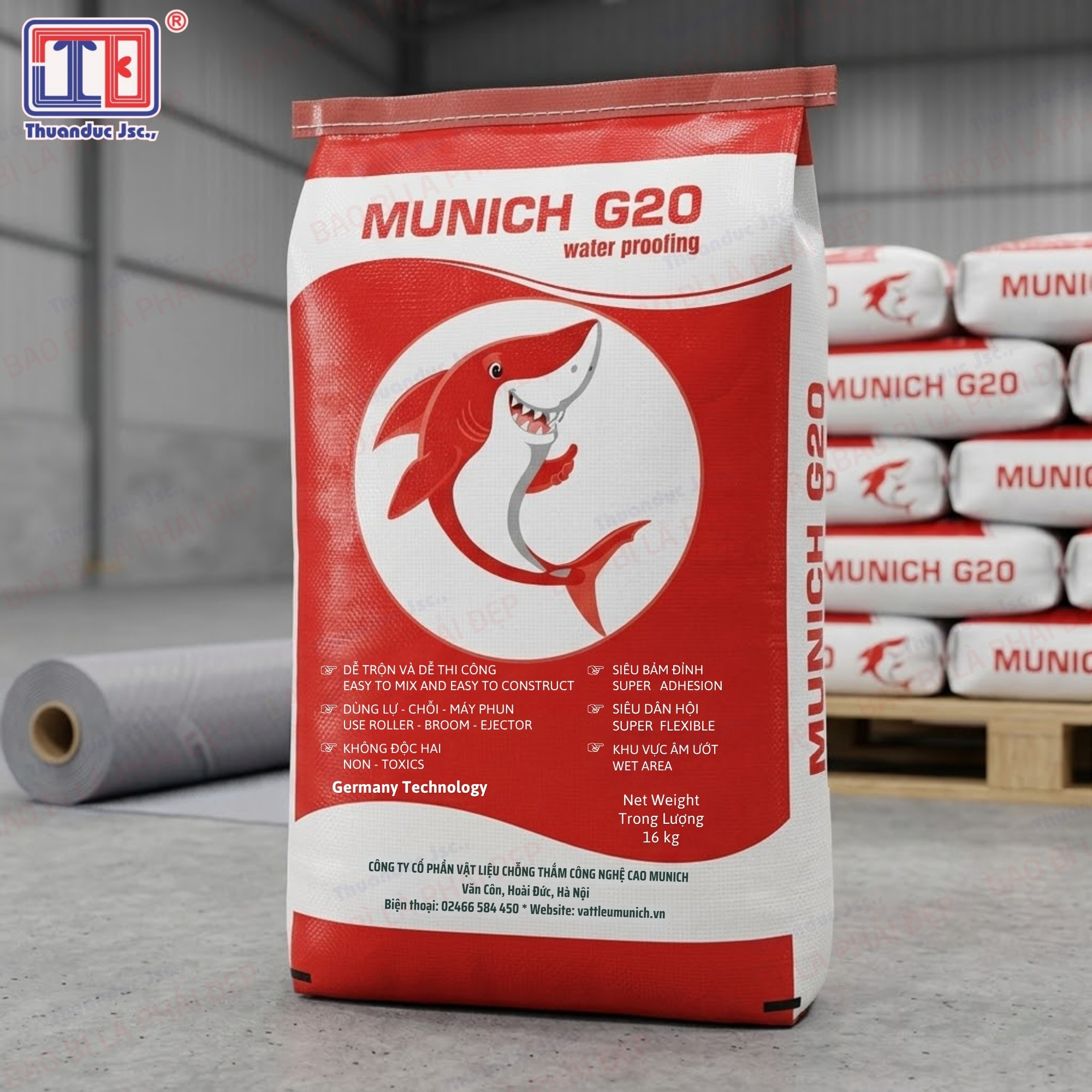 Bao bì keo dán gạch 25kg in ống đồng, giá gốc tại xưởng 6 Bao bì keo dán gạch 25kg in ống đồng, giá gốc tại xưởng 3