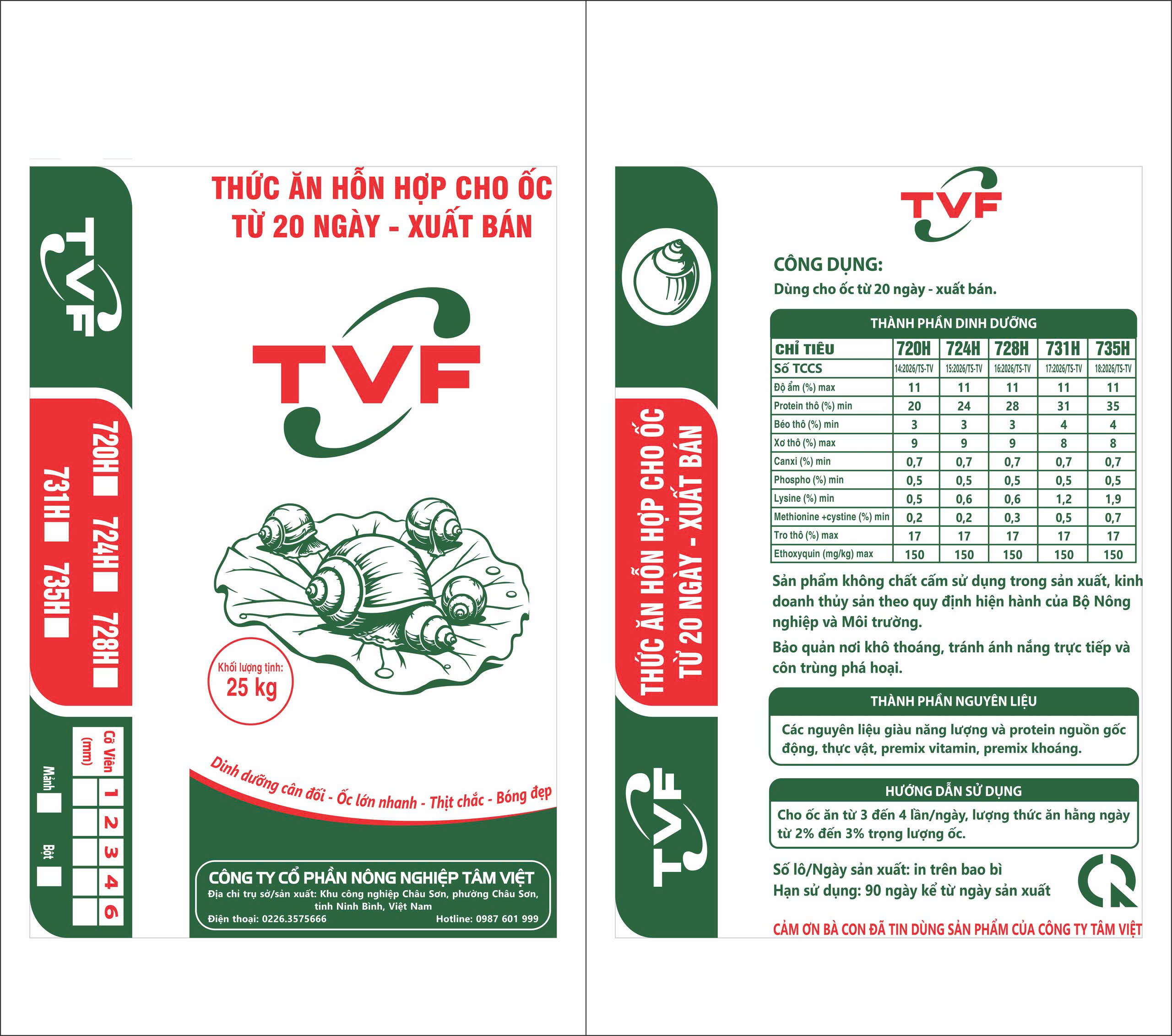 Bao đựng thức ăn thủy sản PP dệt - Giải pháp bảo quản cám cá, tôm bền chắc 9 Những thông tin cần có trên bao bì thức ăn thủy sản